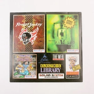 Free Demos Windows 95 CD-Rom PC Game New Sealed Rocket Jockey Obsidian - Picture 1 of 2