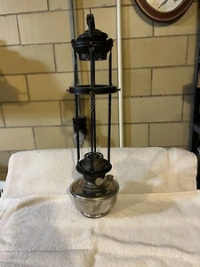 Aladdin Model 12 Four 4 Post Hanging  Lamp Bracket Chrome Tank Wow Great Find - Picture 1 of 24