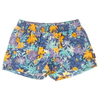 Pantalones Cortos Patagonia Tropicales Florales Para Mujer XS Tirar con Cordón Foto 1 de 4