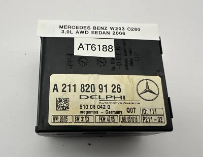 OEM 00-18 Mercedes-Benz C280 C320 módulo antirrobo bloqueo de seguridad control de alarma Foto 1 de 4