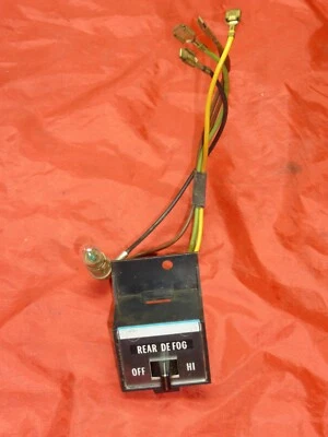 1971 1972 1973 Cadillac DeVille Fleetwood OEM Rear Defog Switch Tested - Image 1 of 3