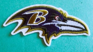 Baltimore Ravens NFL Football New Embroidered Iron-On Patch 3" - Picture 1 of 1
