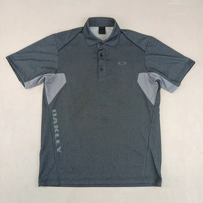Camisa polo Oakley pequeña para hombre golf elástica rendimiento tejida 20x26 Foto 1 de 4
