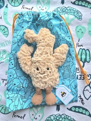 🫚Jellycat AMUSEABLES GINGER, Brand New w/ Tags and Jellycat Dust Bag, Authentic - Image 1 of 2