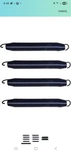 R3847 for hwh Replacement Spring Kit for Hydraulic Leveling Jacks (4 Springs)... - Picture 1 of 4