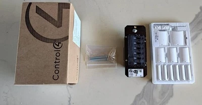 Control4 configurable keypad C4-KCB-WH bus RS-485 wired panelized lighting - Image 1 of 3