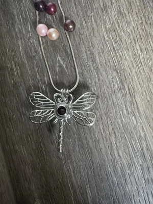 Jaula para moscas dragón con 6 perlas intercambiables, plata de ley 925 Foto 1 de 3