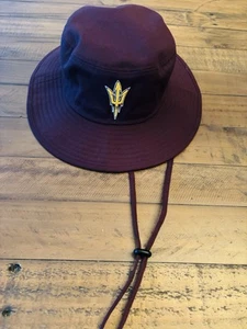Rare Arizona State Sun Devils Bucket Hat - Zephyr Maroon L/XL - Picture 1 of 4
