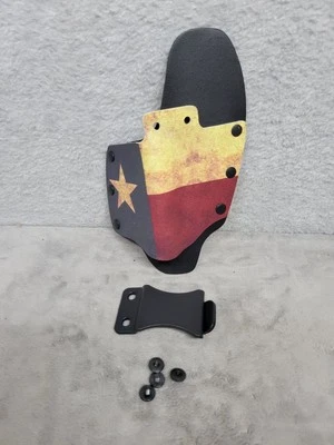 Funda Bullseye IWB Oculta Diestro Pistola de Calor Moldeada Grande Bandera de Texas Foto 1 de 4