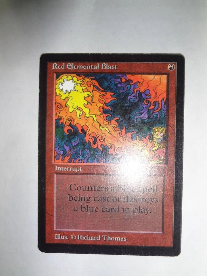MTG MAGIC THE GATHERING CARD ORIGINAL BETA RED ELEMENTAL BLAST INSTANT x1 - Image 1 of 4