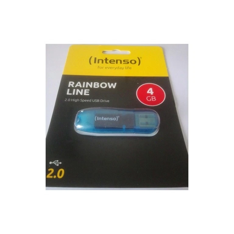 Intenso Rainbow Line clé USB 4 Go USB - Clé USB 4Go - INTENSO Rainbow Line - Photo 1/2
