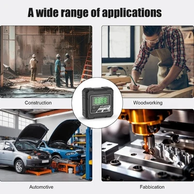 Digital Protractor Level High Accruacy Angles Measurement Tool LCD - Image 1 of 4
