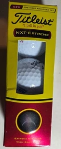 Titleist NXT Extreme Golf Ball 3pcs. New!!! - Picture 1 of 2
