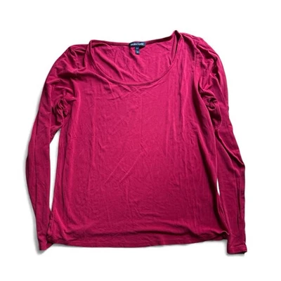 Top de mujer Eileen Fisher 100 % seda talla mediana rojo Foto 1 de 3