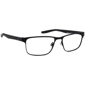 Nike Men's Eyeglasses 8130 001 Matte Black Square Frame 56[]16 140 - Picture 1 of 6