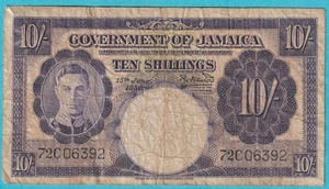 Jamaika - Georg VI - 10 Schilling - 15. Juni 1950 - Pick 39 - 72C06392 - Bild 1 von 2