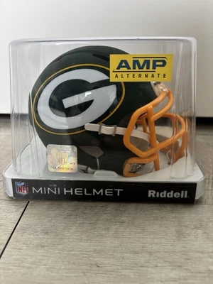 Mini capacete Riddell Speed Amp Alt Green Bay Packers - Imagem 1 de 3