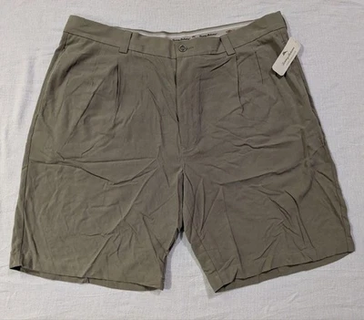 Новый с Ярлыками Tommy Bahama тортола шорты мужские 38 миндаля коричневый 100% шелк расслабиться легкий - Изображение 1 из 4