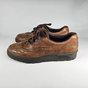 Mephisto Match Run Off Schuhe Herren 10 Komfort Leder Wandern Braun Kiesel - Bild 1 von 13