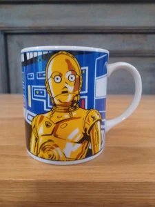 Star Wars Ceramic Mug 1980 CP3O R2D2 Sigma Rare Vintage Lucas Film - Picture 1 of 5