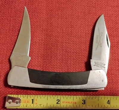 复古 Camillus 美国银剑 826 小刀 2 刀片,状况良好  — 第 1/4 张图片