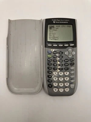 Texas Instruments TI-84 Plus Silver Edition Graphing Calculator - Tested - Image 1 of 2