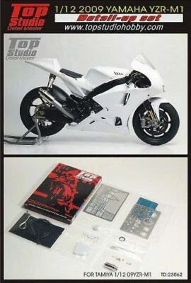 Top Studio 1/12 Yamaha YZR-M1 2009 Detail Up set for Tamiya from Japan 5655 - Image 1 of 4