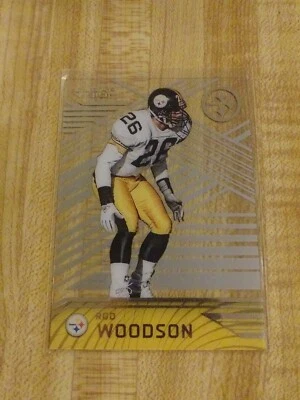 2016 ROD WOODSON PANINI CLEAR VISION #100 ACETATE CARD PITTS STEELERS HOF PWE - Image 1 of 2