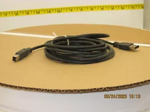 The listing is for: USB Cable-USB A to USB B Cable-M/M-110" -Black(1-pictured). - Picture 1 of 9