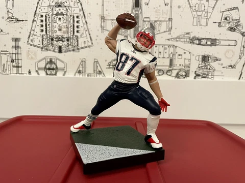 Rob Gronkowski Madden 19 series 2 EXTREMELY RARE (misprint on sock) No Box Cover