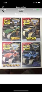 Lowe's Build & Grow Monster Jam Monster Trucks,4 Different,MaxD,BlueTh,Dragon,El - Picture 1 of 1