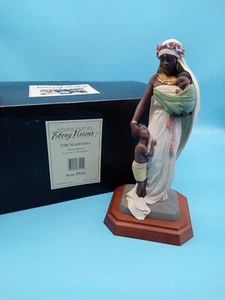 THOMAS BLACKSHEAR EBONY VISIONS - THE MADONNA - SIGNED - WITH BOX - Picture 1 of 8