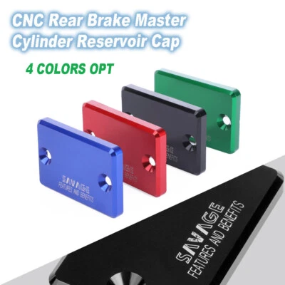 Tapa de depósito de cilindro maestro de freno trasero CNC para Yamaha MT-01 V Star 1300 Raider Foto 1 de 4