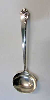 Cucharón Gravy cubiertos de plata esterlina reliquia Oneida damasco rosa Foto 1 de 4