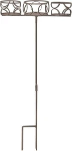 Dreifach Getränkehalter für Garten oder Strand Metall - Bild 1 von 4