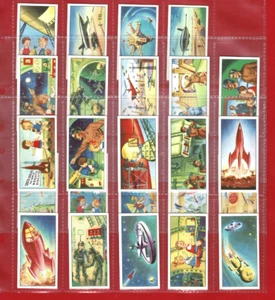 1954 MISCHIEF GOES TO MARS - WRIGHTS BISCUITS - CONFECTIONERY CARD SET (OS01) - Picture 1 of 7