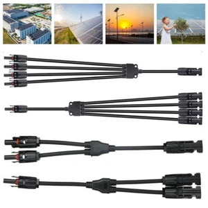 Y Branch Solar Panel Cable Wire Connector MMF FFM Set Wire T Splitter Waterproof - Picture 1 of 17