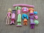 Vintage Polly Pocket 2004 Plushious Fashions Set Dolls Clothing Set I19