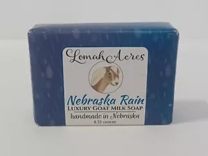 Lomah acri sapone latte di capra pioggia nebraska - sapone da bar di lusso - fatto a mano in Nebraska - Foto 1 di 6