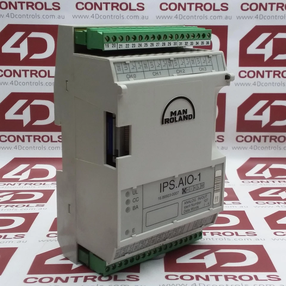 IPS.AIO-1 | Man Roland | (1686923-007) , Analog I/O Module, Used (UPP) - Image 1 of 1