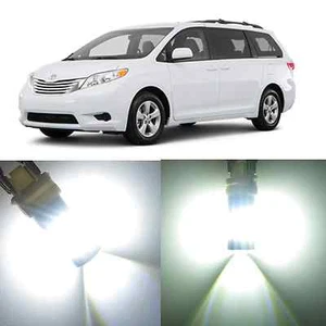 Alla Lighting Rear Turn Signal Lights White LED Bulbs for Toyota Sequoia Sienna - Picture 1 of 6
