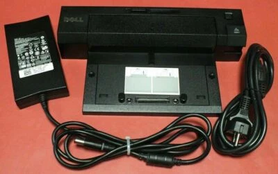 Dell E-Port Plus PR02X Dockingstation 2x USB 3.0 + Original Dell 130W. Netzteil - Bild 1 von 3
