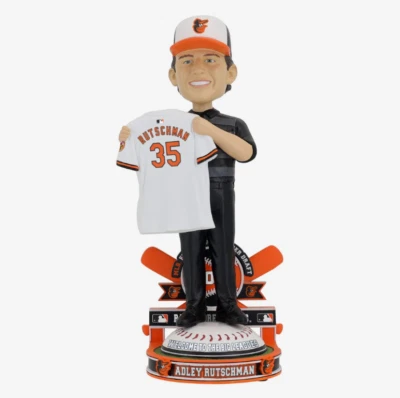 Baltimore Orioles FOCO Adley Rutschman 2019 Draft Pick Bobblehead - Image 1 of 4