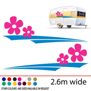 Hippy Automotive vehicle stripe decal RV Motorhome Campervan Horse Trailer - Picture 1 of 2