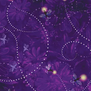 Swirling Firefly Tonal Blender cotton quilt fabric Benartex 12505P-67 Dk Purple - Picture 1 of 14