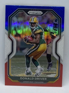 Donald Driver 2020 Panini Prizm Red White Blue Refractor Green Bay Packers #214 - Picture 1 of 2