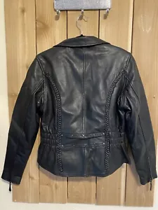 First Classic Womens Leather Jacket size M NWOT - Picture 1 of 3