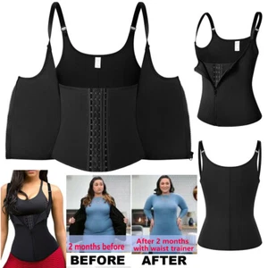Gilet Riduttori Colombiani Sauna Body Shaper Vita Cincher Trainer Corsetto - Foto 1 di 22