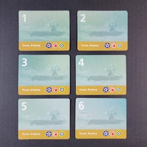 AXIS & ALLIES PACIFIC WWII Military Strategy Board Game - Task Force Cards Only - Picture 1 of 4