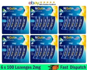 NiQuitin Minis Mint Lozenges – 2 mg, 100 Minis – Pack 6 Expiry 12/2025 - Picture 1 of 1